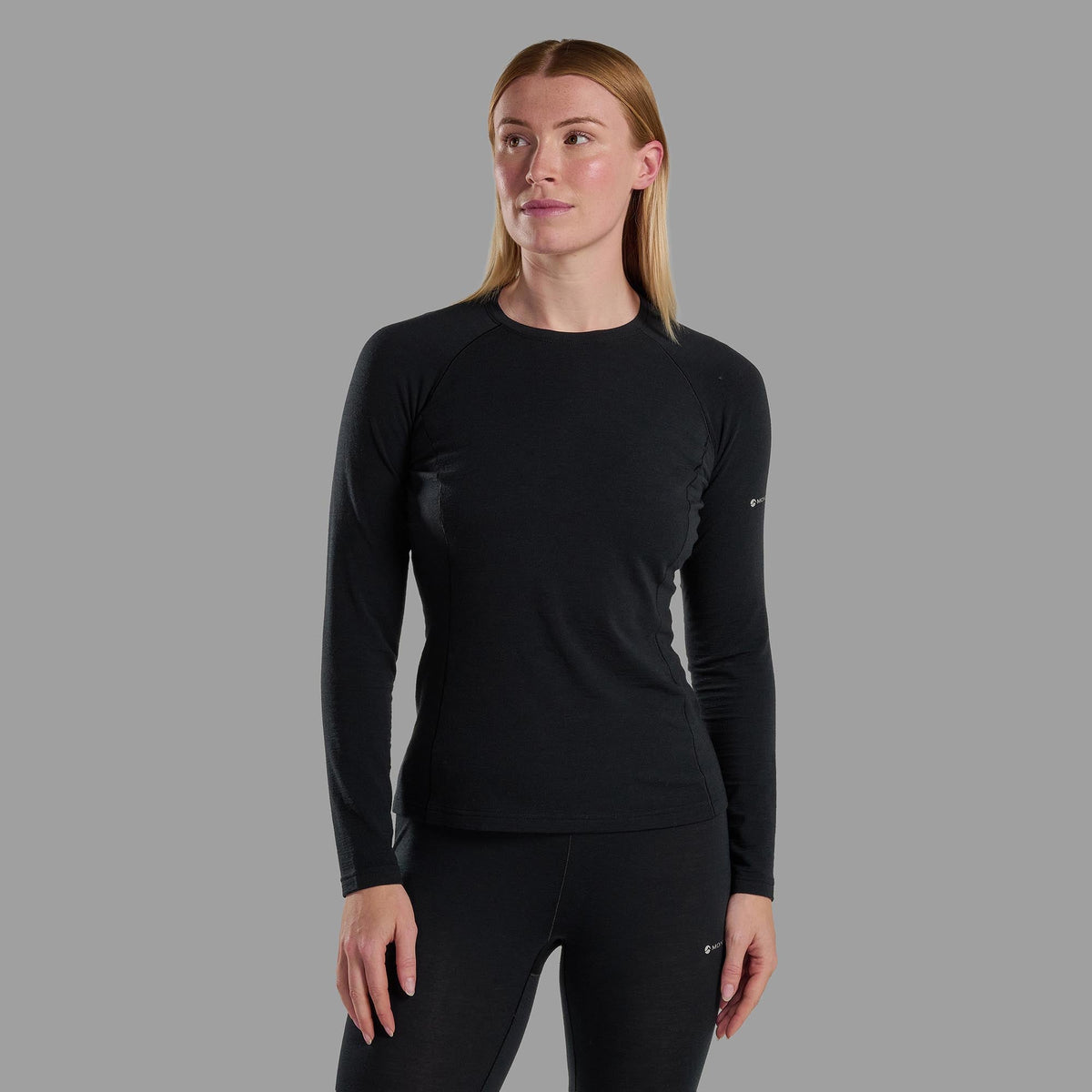 Montane Malli Long Sleeve Merino T-Shirt - Women's — on model, front
