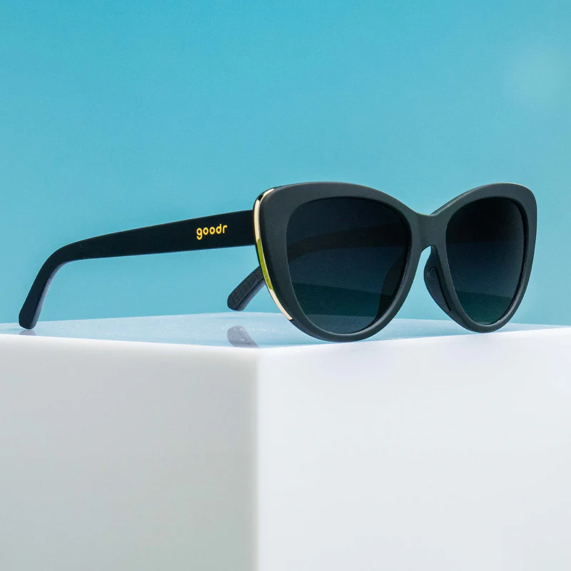goodr Glam G It's Noir, Darling sunglasses — lifestyle view
