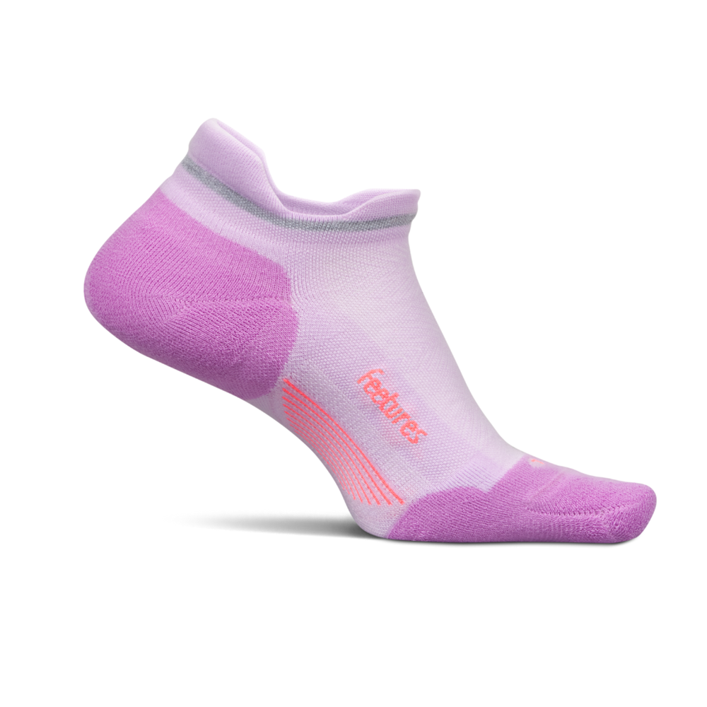 Feetures Elite Max Cushion Tab sock in Orchid Sunset — front view #Colour_Orchid Sunset