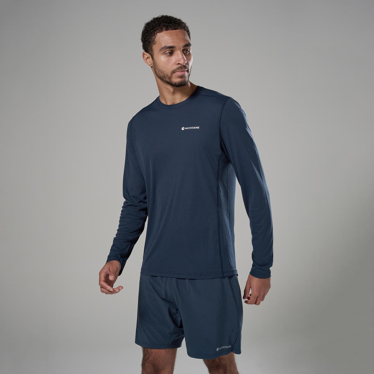Montane Dart Nano Long Sleeve T-Shirt - Men's — on model, front