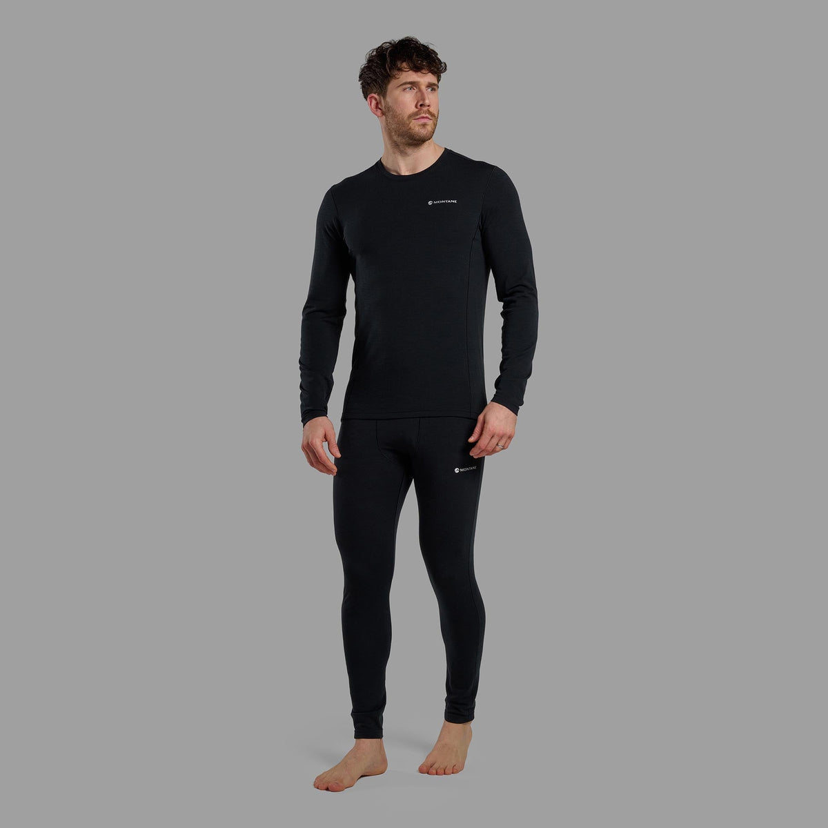 Montane Malli Long Sleeve Merino T-Shirt - Men's — detail view