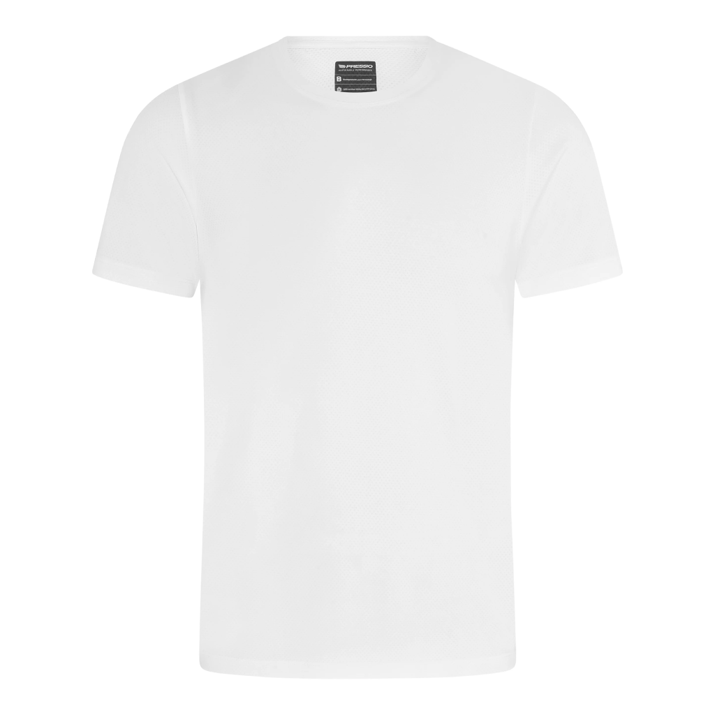 Pressio Sustain S/S Top - Men's — White, front #Colour_White