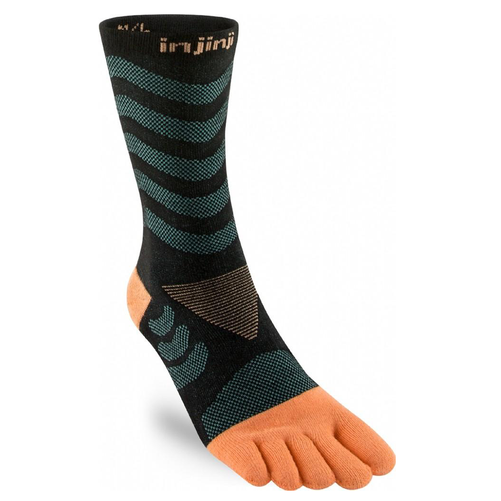 Injinji Womens Specific Ultra Run Crew Running Socks — Dive
