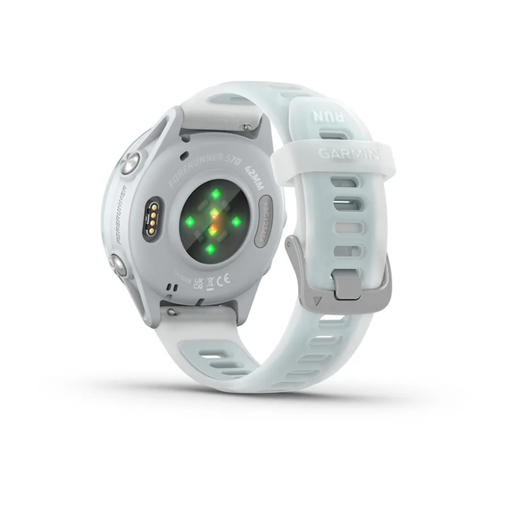 Garmin Forerunner 570 - 42mm Cloud Blue Aluminium with Translucent Whitestone/Cloud Blue Band