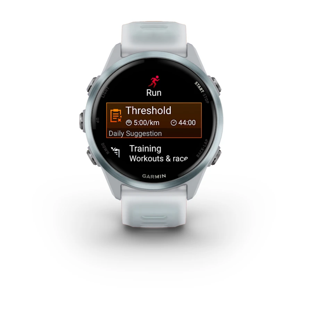 Garmin Forerunner 570 - 42mm Cloud Blue Aluminium with Translucent Whitestone/Cloud Blue Band